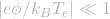 |e\phi/k_BT_e|\ll1